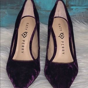 Katy Perry “The Sissy” Plum, Velvet Pump